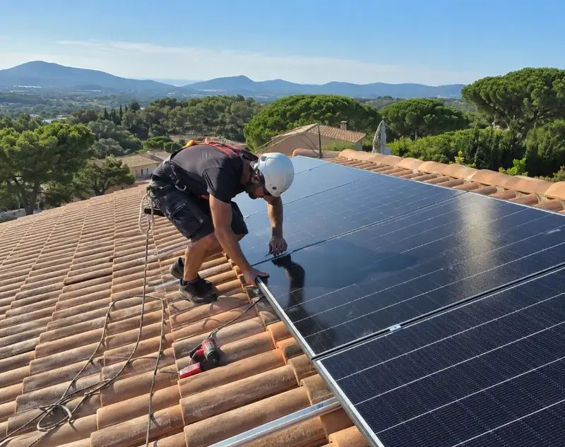 Installateur panneaux solaires Eysus — pose photovoltaïque sur toiture
