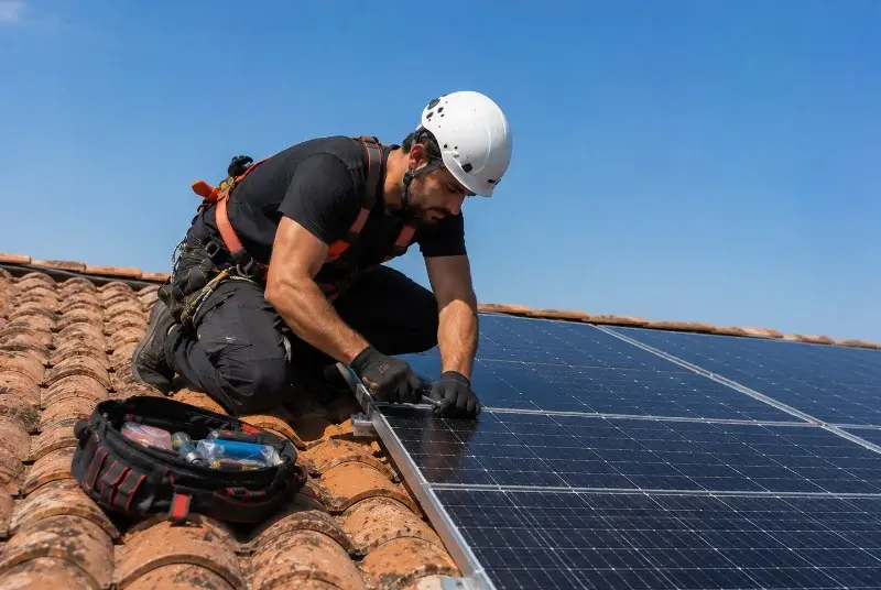 Maintenance et monitoring de panneaux solaires à Eysus