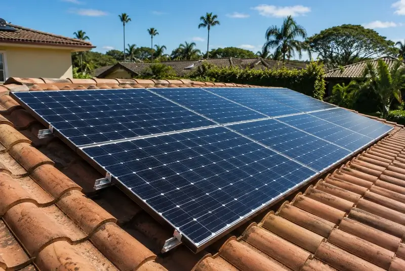 Installation de panneaux solaires à Eysus